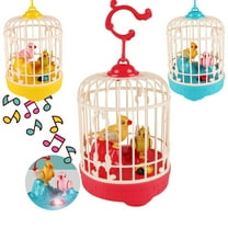 ABPWLY Toys Birdcage Toy Electronic Interactive Talking Simulation Bird Cage Kids Birthday Gift Games