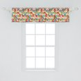 thumbnail image 2 of Ambesonne Geometric Window Valance, Japanese Interlocking, 54" X 12", Multicolor, 2 of 3