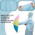 thumbnail image 4 of LALACE Waterproof Rain Ponchos for Adults, One Size, 4 of 5