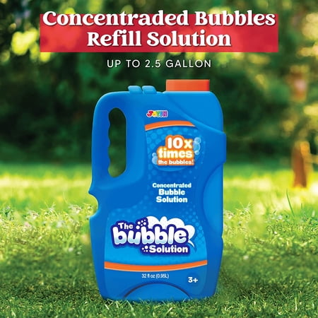 JOYIN 32 oz Bubble Solution Refills (up to 2.5 Gallon) Big Bubble Solution, Bubble Concentrated for Bubble Machine, Bubble Juice Refills