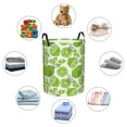 thumbnail image 6 of Balery Green Various Lemons Round Laundry Basket with Handles Waterproof Freestanding Laundry Hamper for Clothes Toys in the Dorm and Family-, 6 of 8