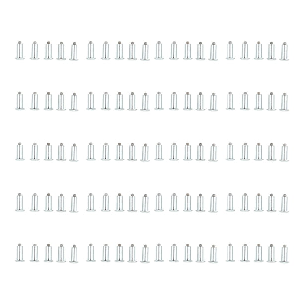 100 Uds. Perno de rueda para neumático, superficie galvanizada, antideslizante, agarre fuerte para carretilla elevadora, vehículo todoterreno
