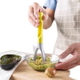 thumbnail image 4 of Oleegame 1PC Potato Fry Cutter Fruit in Core Multi-functional Remover Vegetable 1 3 Scoop Masher Kitchen，Dining Bar Green, 4 of 6