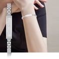 thumbnail image 3 of Activity Smart Bracelet Steel Wristband Multi Motion Modes Call Reminder Waterproofing Magnetic Smart Bracelet Activity Fitness Tracker, 3 of 7