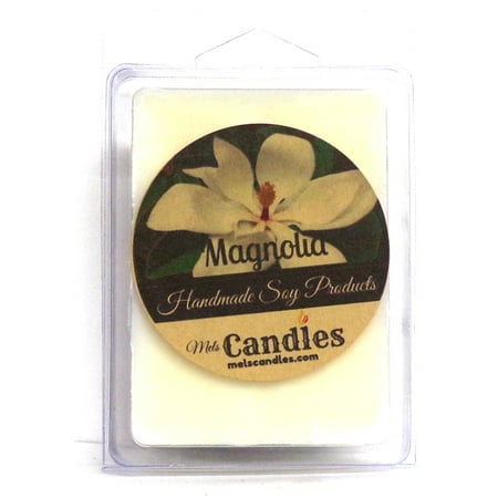 Magnolia 3.2 Ounce Pack of Soy Wax Tarts (6 Cubes Per Pack)- Scent Brick, Wickless