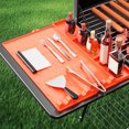 thumbnail image 4 of Silicone BBQ Grill Mat: Oil-Resistant, Easy Clean, and Space-Saving Design!, 4 of 8