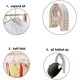 thumbnail image 3 of Paquete de 12 Perchas Plegables de Plástico Antideslizantes, 3 of 5