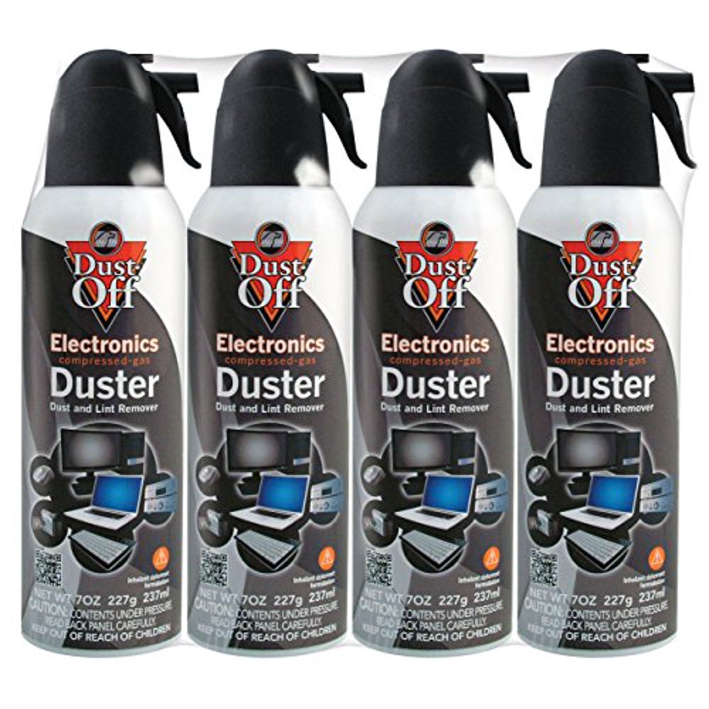 DustOff DPSM4 Disposable Duster, 7 oz. Pack of 4