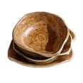thumbnail image 4 of Plato de fruta de madera maciza, bandeja de madera tallada con raíz de tronco, vajilla ligera de lujo, plato de fruta creativo, cuenco de madera irregular, 4 of 5