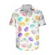 thumbnail image 5 of Camisa hawaiana de Pascua para hombres y mujeres Camisas hawaianas con cuello cubano y manga corta con botones para hombres y mujeres, 5 of 5