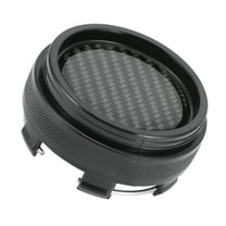 Unique Bargains Wheel Center Caps 66mm/2.60" Black 1 Pcs with Black Carbon Fiber Pattern Sticker