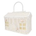 thumbnail image 2 of White Rattan House Basket with Handles – Lightweight Handwoven Wicker Storage for Picnic, Wedding Favors & Home Decoration, 2 of 5