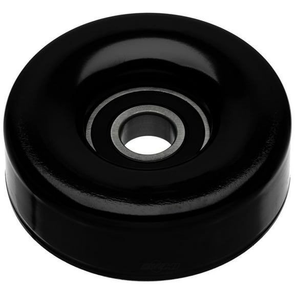 ACDelco Professional 38001 Idler Pulley, Black Fits select: 1997-2010 FORD F150, 1999-2002 CHEVROLET SILVERADO