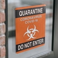 thumbnail image 3 of (2 Pack) Quarantine Do Not Enter 2 OSHA Notice Sign 12 Inch X 18 Inch Vinyl Label Decal Sticker Weather Resistant, UV Protected for Workplace, Business, and Construction Site, Made in, 3 of 6