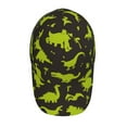 thumbnail image 4 of Fotbe Cute Cartoon Dinosaurs Baseball Cap, Cute Cartoon Dinosaurs Print Dad Hat,Outdoor Hat,Adjustable Sports Cap, Perfect For Activities, 4 of 9
