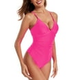 thumbnail image 4 of RELLECIGA&nbsp;Women's V Neck Cutout One Piece Swimsuits, 4 of 6