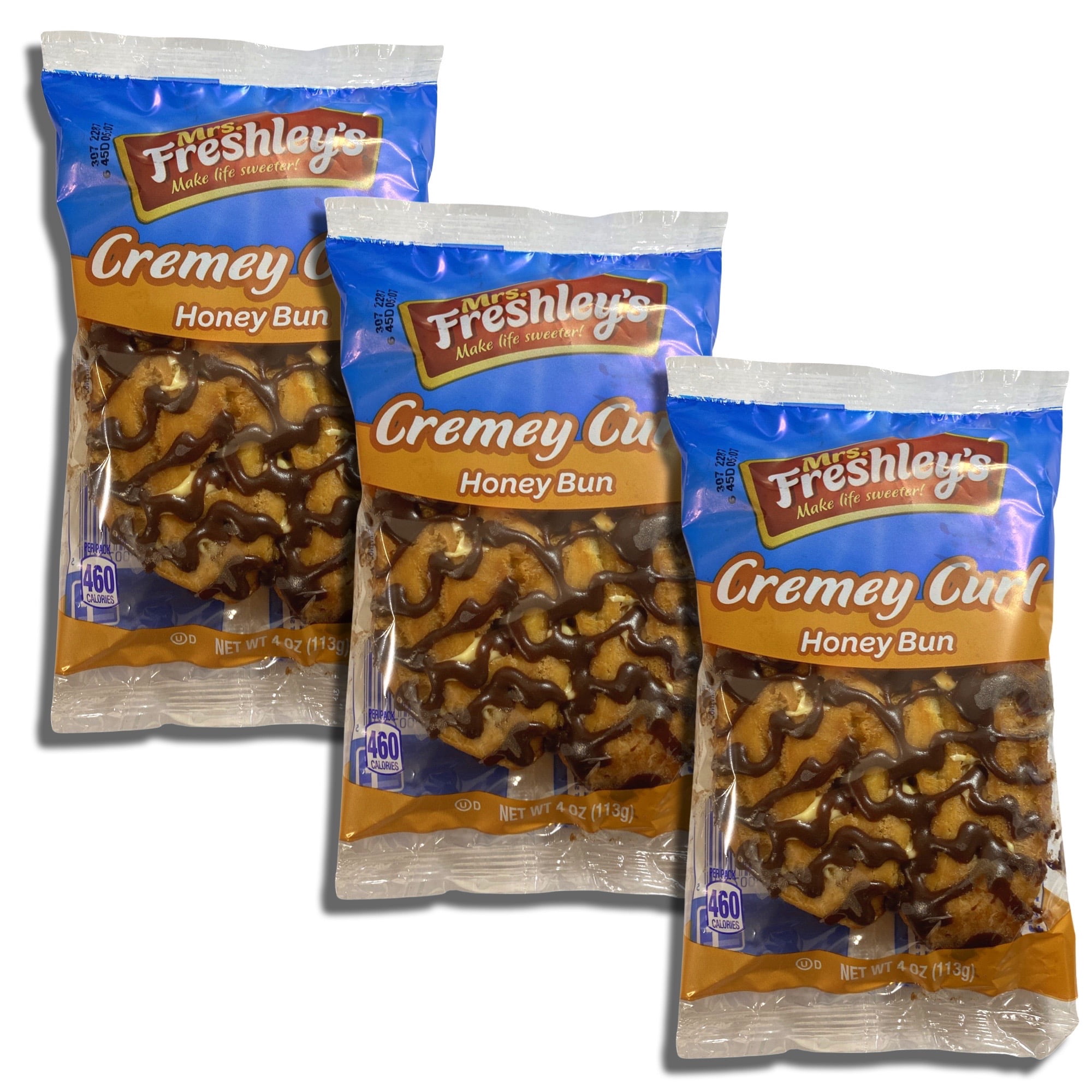 Mrs. Freshley's Creamy Chocolate Honeybuns Value Pack   18 Pack