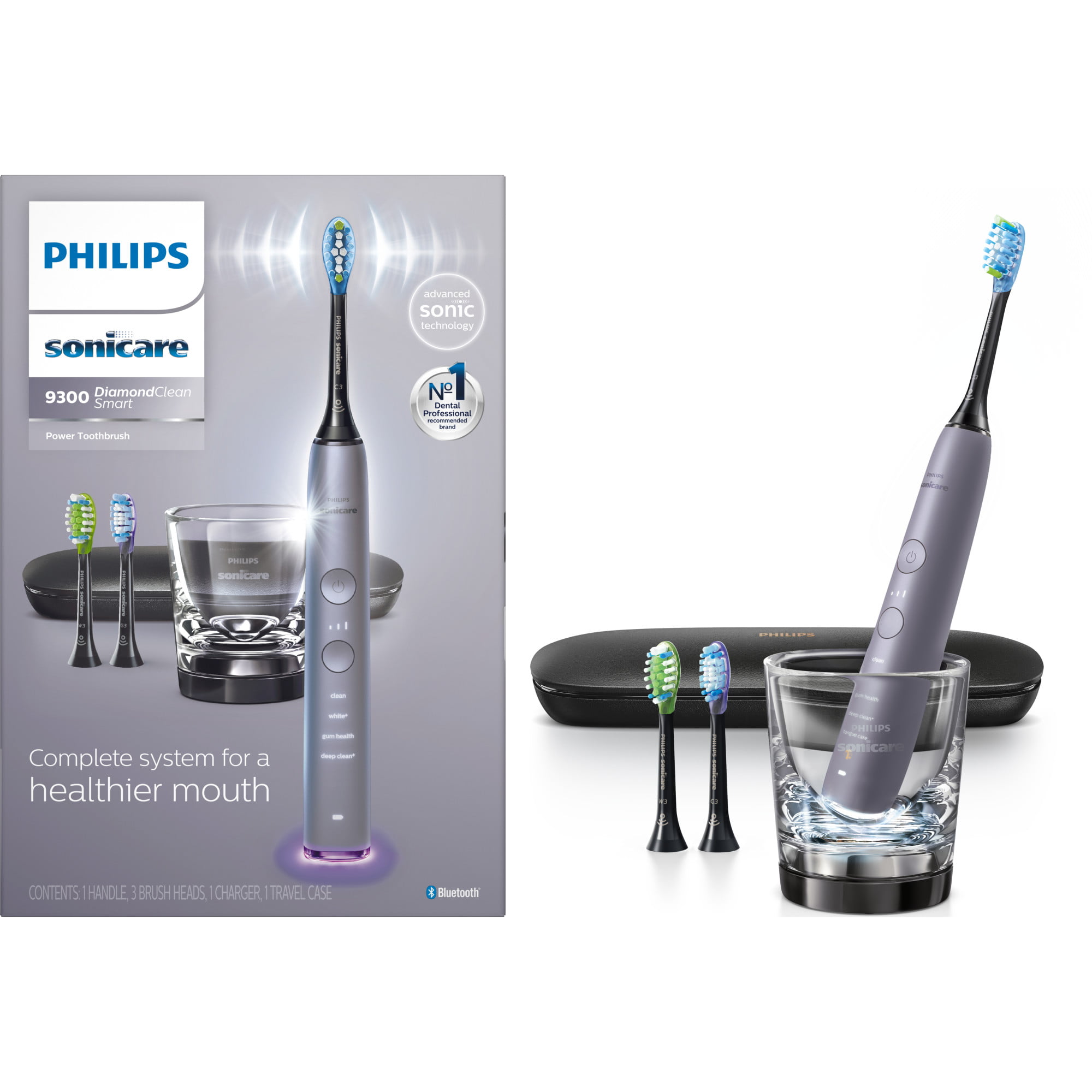 Opnieuw schieten Bewonderenswaardig dichtheid Philips Sonicare DiamondClean Smart Electric, Rechargeable Toothbrush for  Complete Oral Care – 9300 Series, Gray, HX9903/41 - Walmart.com