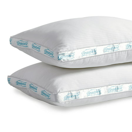 Extra Firm Pillow for Back & Side Sleeper, Two Pack, Queen Size, SOFT TO THE TOUCH - 400-Thread count 100% Pima cotton fabric By (The Best Pillow For Back And Side Sleepers)