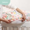 thumbnail image 3 of Juego de ropa de cama para cuna The Peanutshell Wildflower Boho Girl, 3 piezas, 3 of 6