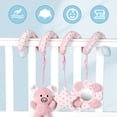 thumbnail image 3 of Juguetes lin para cuna para bebés, clip para recién , cama colgante, rosado Sunnimix Juguetes colgantes del cochecito, 3 of 8