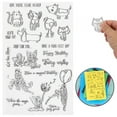 thumbnail image 4 of Caucho ANGGREK materiales con marcas claras sobres transparentes para pintar tarjetas, 4 of 8