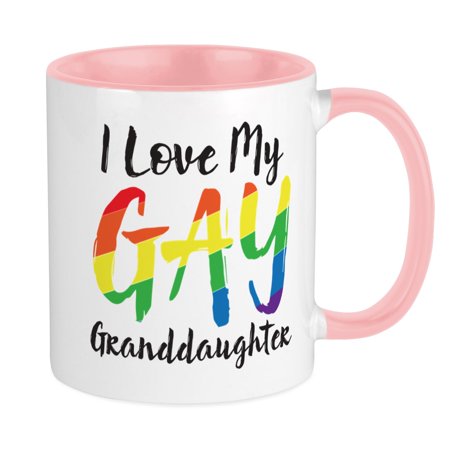 

CafePress - I Love My Gay Granddaughter Mug - Ceramic Coffee Tea Novelty Mug Cup 11 oz