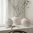 thumbnail image 5 of Ceramic Rustic Vase, 10.8 Inch Farmhouse Minimalist Tall Flower Vase for Table, Living Room, Home Dr, Bathroom, Holiday, Wedding, Set of 1, 5 of 5