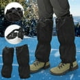 thumbnail image 1 of QTOCIO Guêtres d'Extérieur Randonnée Alpinisme Ski Protège-Jambes Adultes Enfants Protège-Pieds Anti-Sable Couvre-Chaussures Taille, 1 of 4