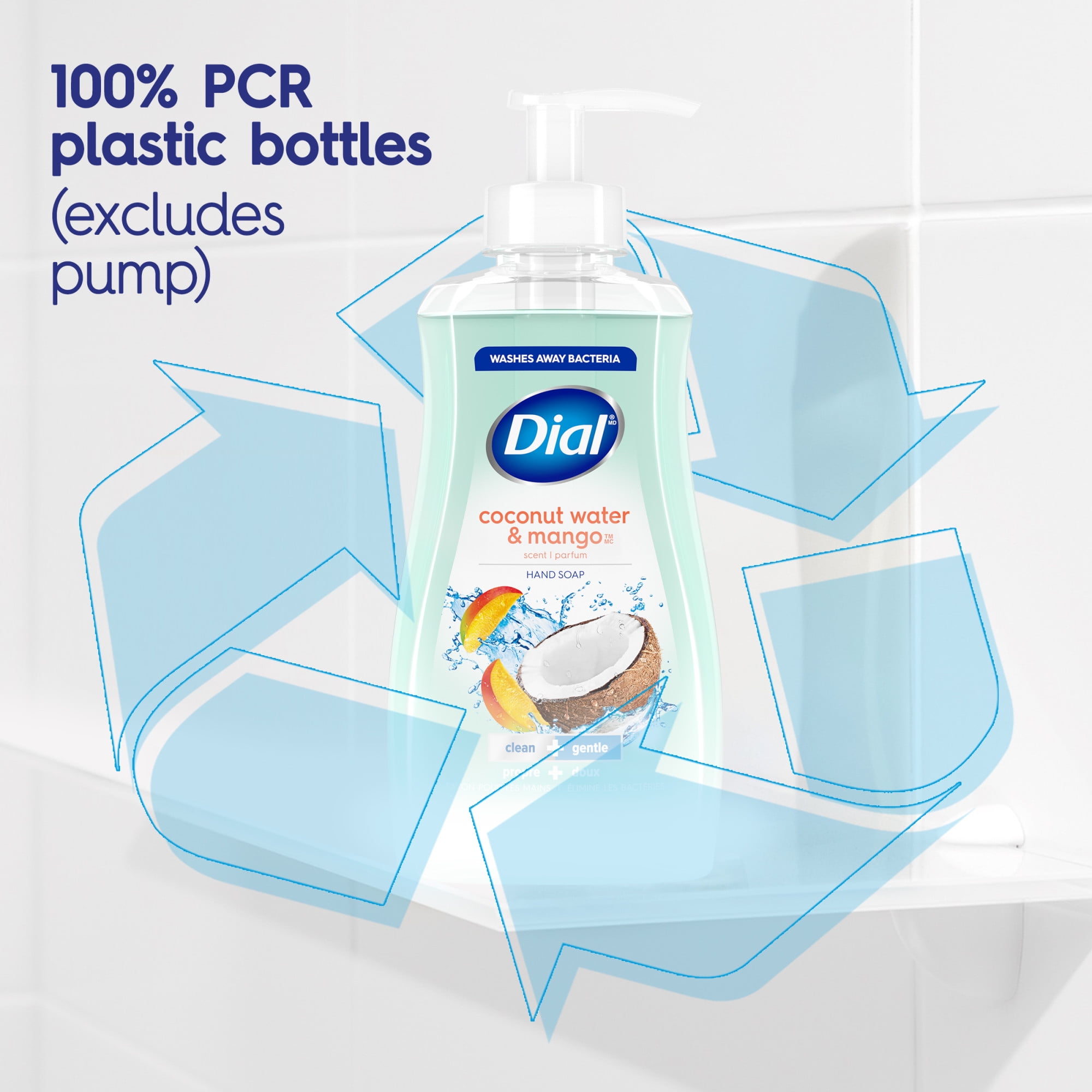 Dial Liquid Hand Soap Refill Coconut Water Mango 52 fl oz Walmart