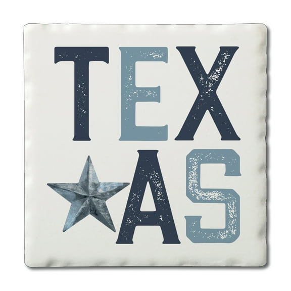 Thirstystone "Patriotic Texas" 4-Pack Tumbled Tile Coasters