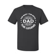 thumbnail image 2 of Wild Bobby,Dad Man Myth Legend Funny Dad Uncle Papa Granpa Dad Gift, Father's Day, Men Graphic Tees, Charcoal, X-Large, 2 of 3