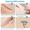 thumbnail image 5 of Portable Foot File For Smooth Pedicure Rechargeable Pedicure Wand For Foot Care Dry Hard & Dead Skin From Feet, 5 of 9