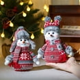 thumbnail image 5 of Lilixerw Christmas Plush Stuffed Snowman Decor,Festival Christmas Window Display&Tabletop Decorations,Cute Snow Doll Gift for Family, 5 of 8