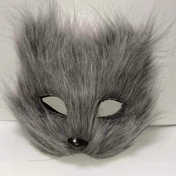 Máscara de media cara para disfraces | Accesorio de disfraz de Halloween para hombres y mujeres | Accesorios para fiestas de disfraces | Cubrebocas de plástico para eventos temáticos y cosplay