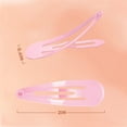 thumbnail image 2 of Southwit Hair Clips 40 Pcs 2 Inch Snaps Hair Clips Non-Slip Metal Hair Barrettes for Girls Pink Barrettes for Thin Hair Snaps Clips for Toddlers Girls Kids Teens, 2 of 5