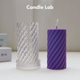 thumbnail image 3 of Candle Lab | DIY Wax Candle Mold Set (2 pcs) for Chocolates, Candy, Soaps, Cement Shapes( Free wicks and Plasticine), 3 of 7