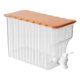 thumbnail image 1 of Dispensador de bebidas de plástico, Hervidor de agua fría con refrigerador Hervidor frío Fruta de limón Bebida fría Cubo de té Rendimiento de alta gama, 1 of 8