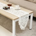 thumbnail image 6 of Holzlrgus Vintage Handmade Crochet Lace Table Runner - Floral Lace Tablecloth for Wedding Party, Home Decor, Romantic TV Cabinet Cover with Flower Pattern, 6 of 7