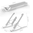 thumbnail image 3 of (Negro) Soporte plegable para portátil de 10 a 15,6 pulgadas, compatible con MacBook, Dell, Lenovo, HP, otros portátiles y tabletas de hasta 8 kg, 3 of 5