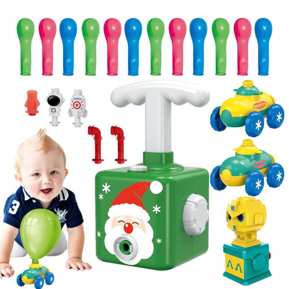 Erty Balloon Car Toy Car Balloon Powered Rocket With Pump Base