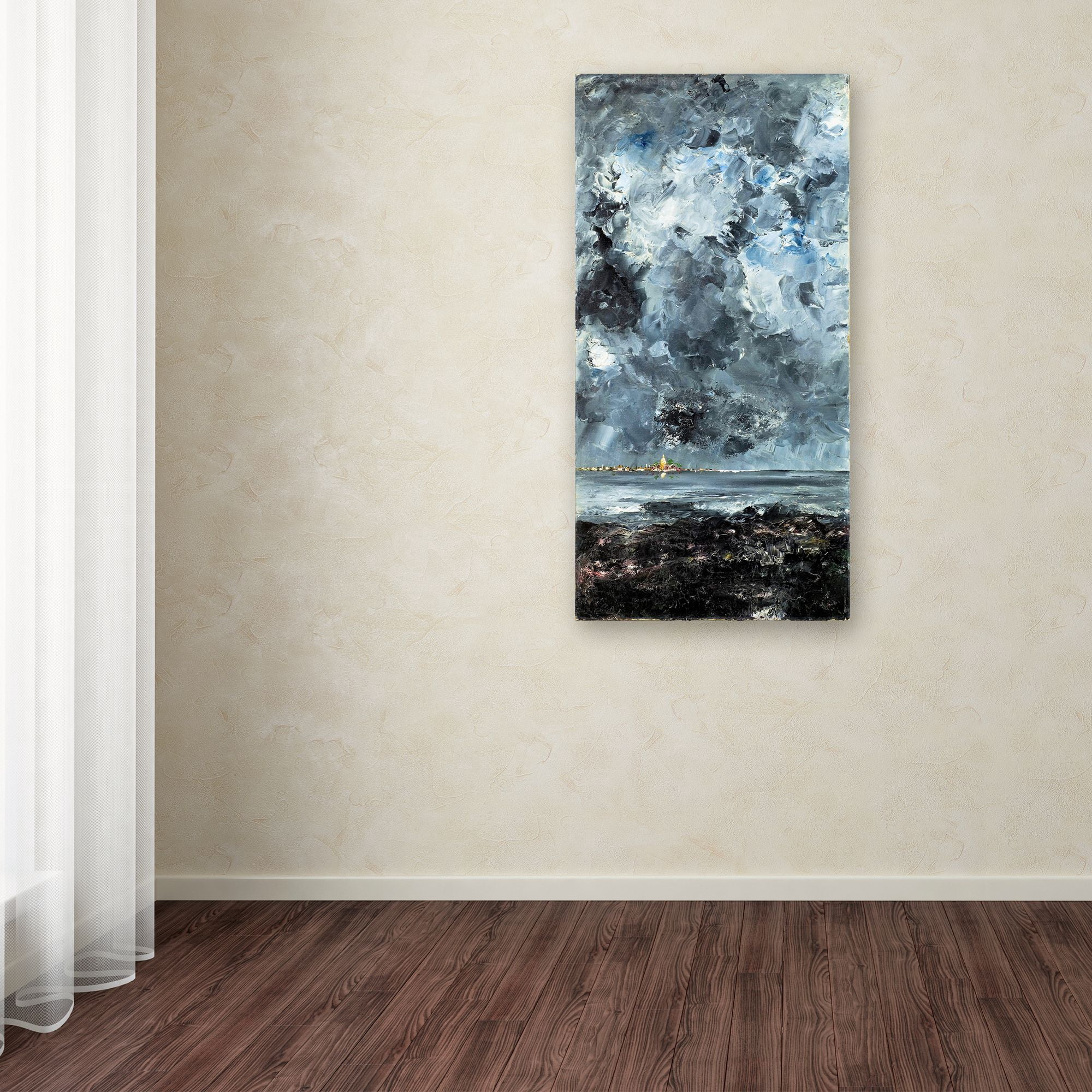 Strindberg 'The Town' Canvas Art
