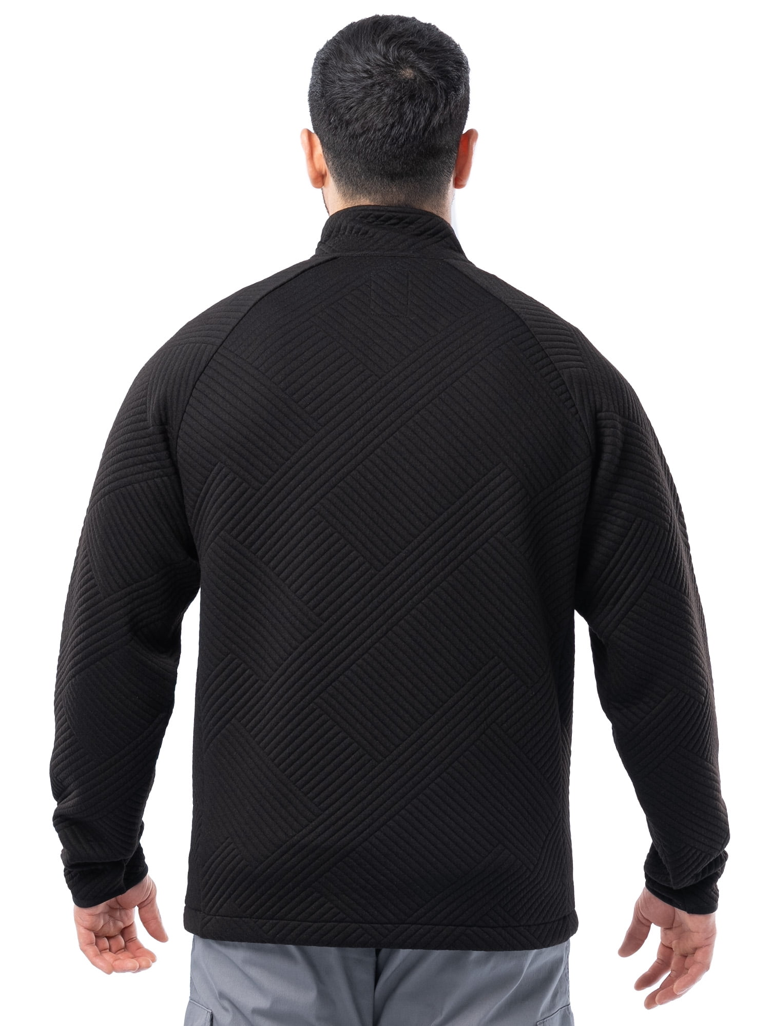 Wrangler ATG Men's Performance Long Sleeve Full-zip Cable Trailblazing Sweater Jacket, Size S-2XL