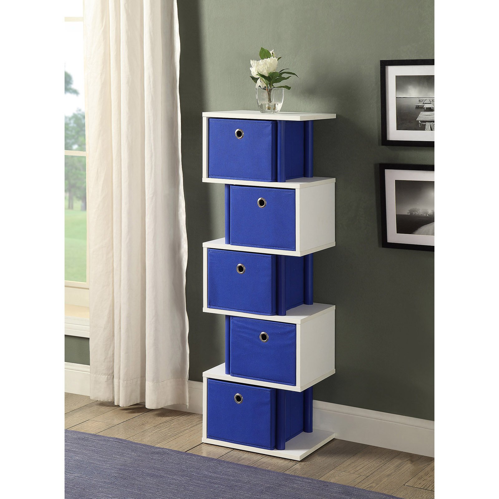 ZIG ZAG DRAWER STORAGE PINK