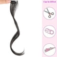 thumbnail image 5 of Long Side Air Bangs Wavy Curly Clip In Fringe Bangs Wig Front Side Bangs for Women, 5 of 5