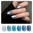 thumbnail image 1 of Set de esmaltes de uñas GAOY Blue Cat Eye Gel con imán de 7,3 ml x6, 1 of 7