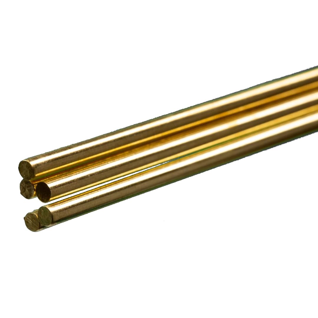 C360 Brass Round Rod – 1-3/4" Diameter X 9" Long, Half Hard, USA Made