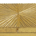 thumbnail image 5 of CosmoLiving by Cosmopolitan Starburst Carved Storage Gold Wood Decorative Box, 2 Count, 5 of 10