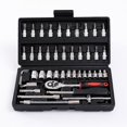 thumbnail image 4 of Socket Set F6 '' Chromemat, 46 Piecesred, 4 of 4