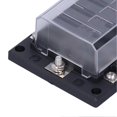 thumbnail image 3 of 12 Ways Blade Fuse Box Block 32V M5 Stud Plastic Cover with LED Indicator Light for Car Marine, 3 of 5